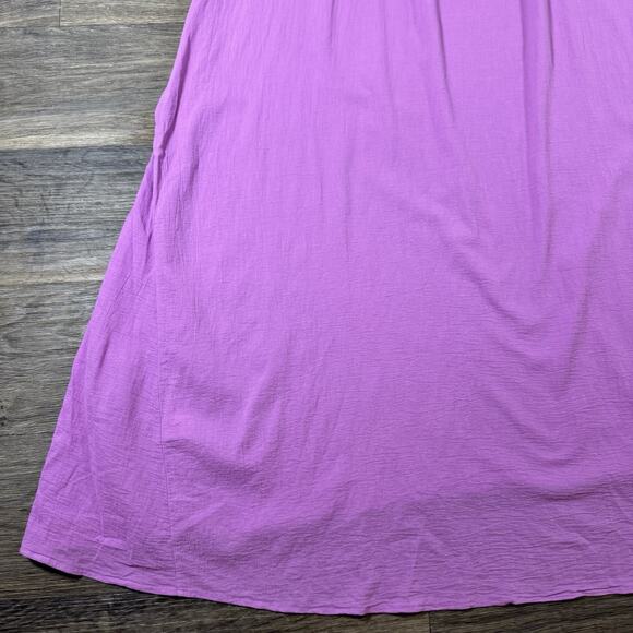9Seed Lavender Cotton Gauze Long Tulum Tank Dress One Size - Picture 9 of 12